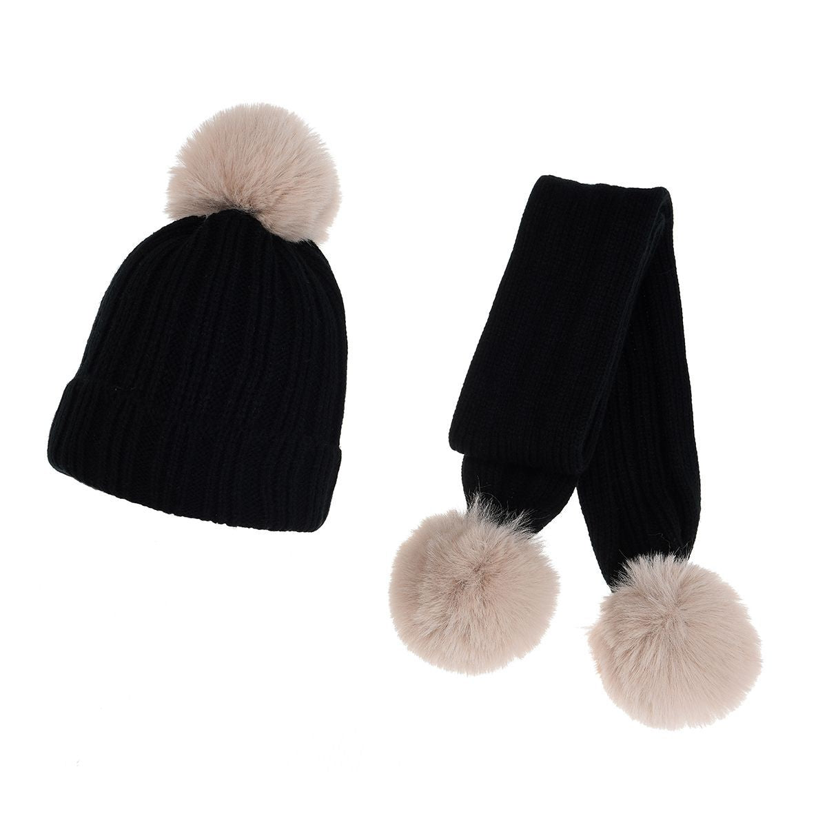 Thick Warm Knitted Beanie Scarves