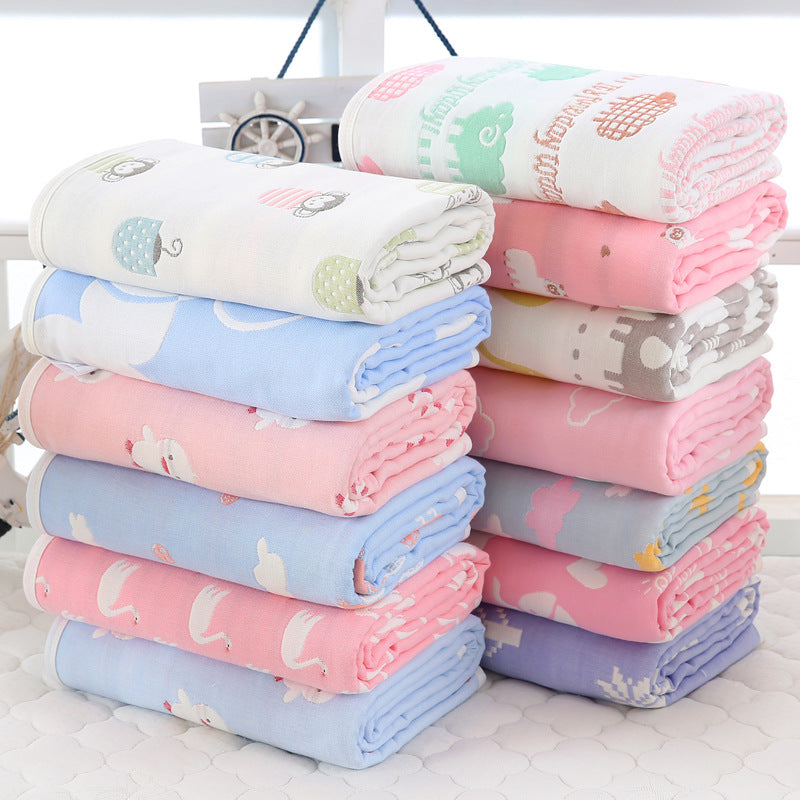 Gauze children quilt quality baby bath towel