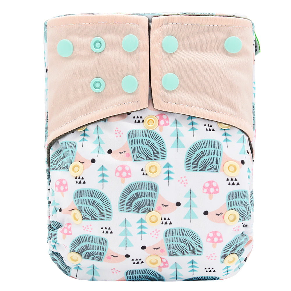 Baby washable leak-proof bamboo charcoal diapers