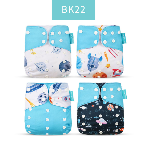 Adjustable Size Washable And Reusable Cloth Diaper