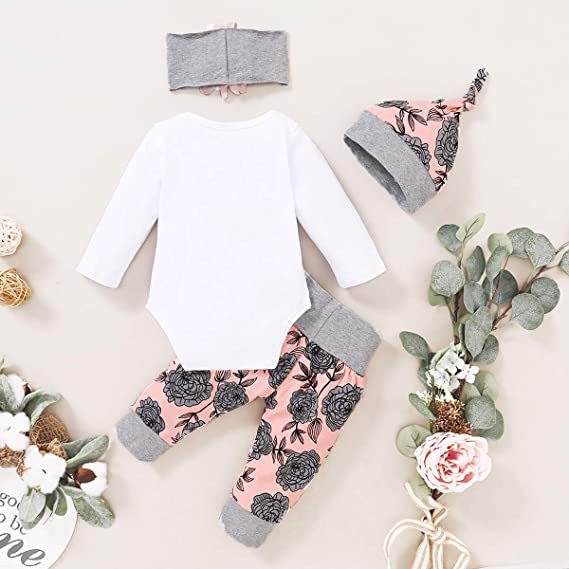 Newborn Floral Pants Cute Jumpsuit