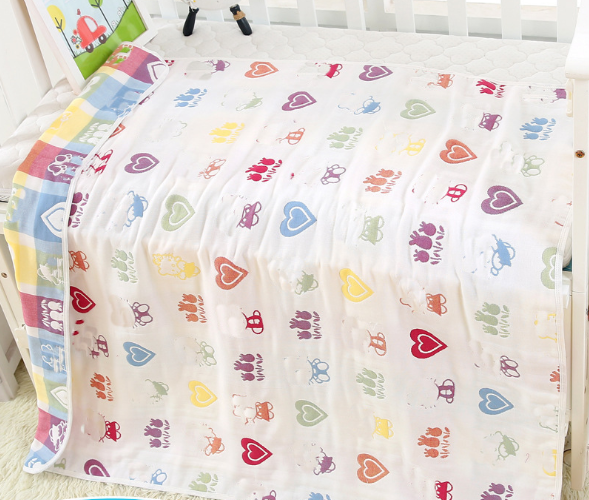 Gauze children quilt quality baby bath towel