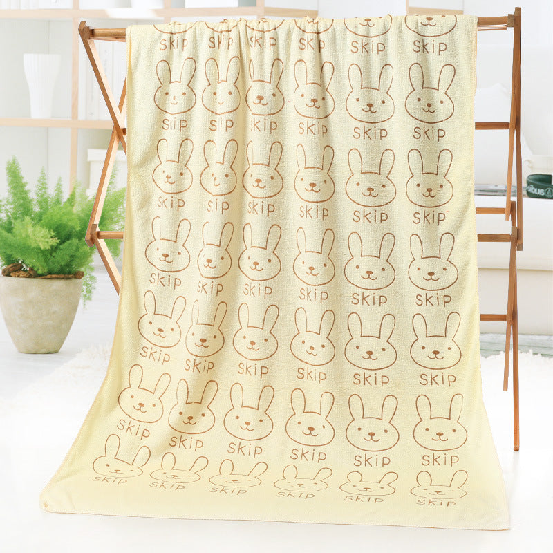 Beach towel cartoon print