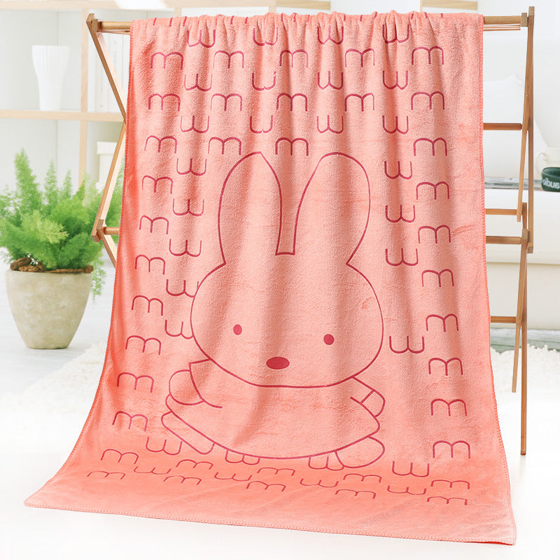 Beach towel cartoon print