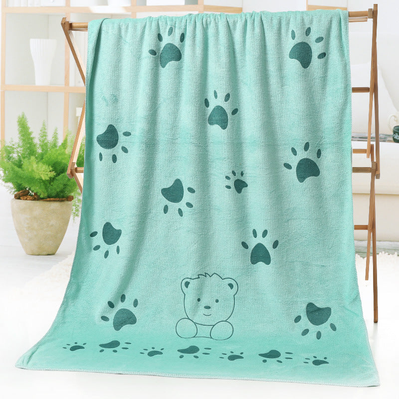 Beach towel cartoon print