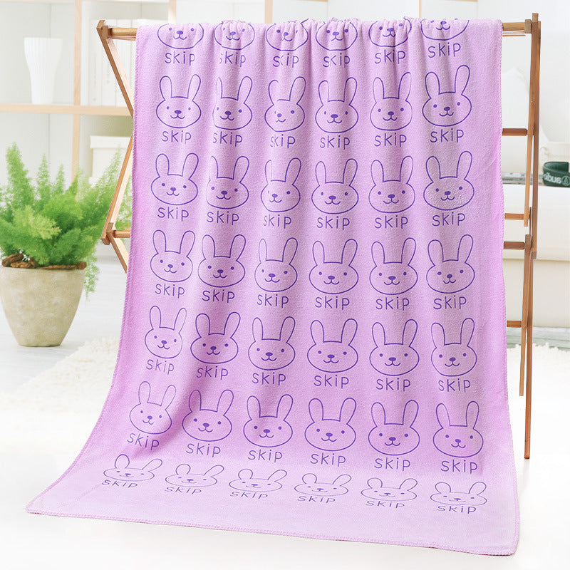 Beach towel cartoon print