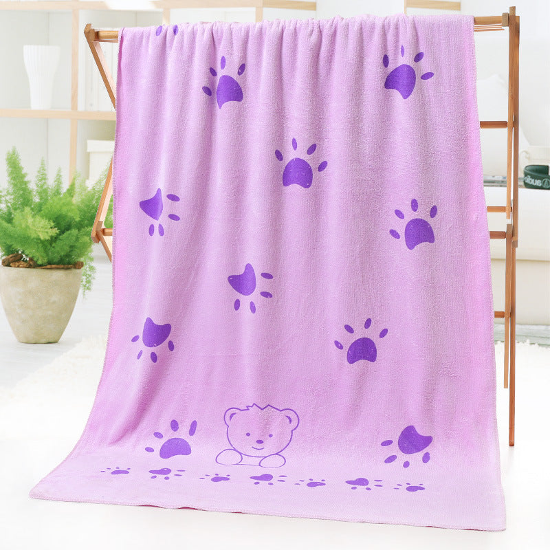 Beach towel cartoon print