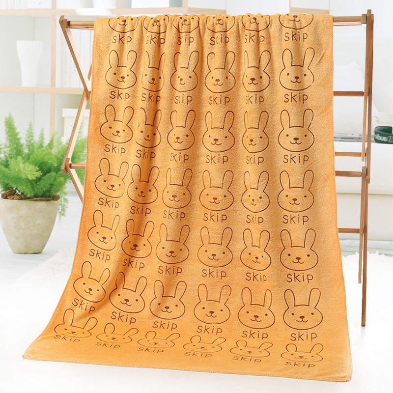 Beach towel cartoon print