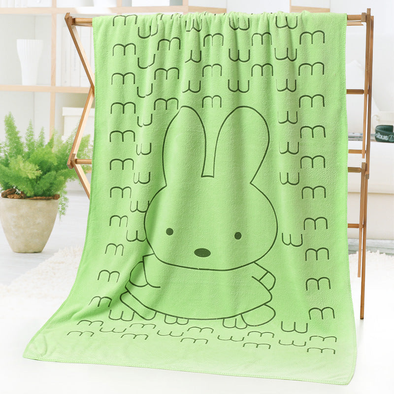 Beach towel cartoon print