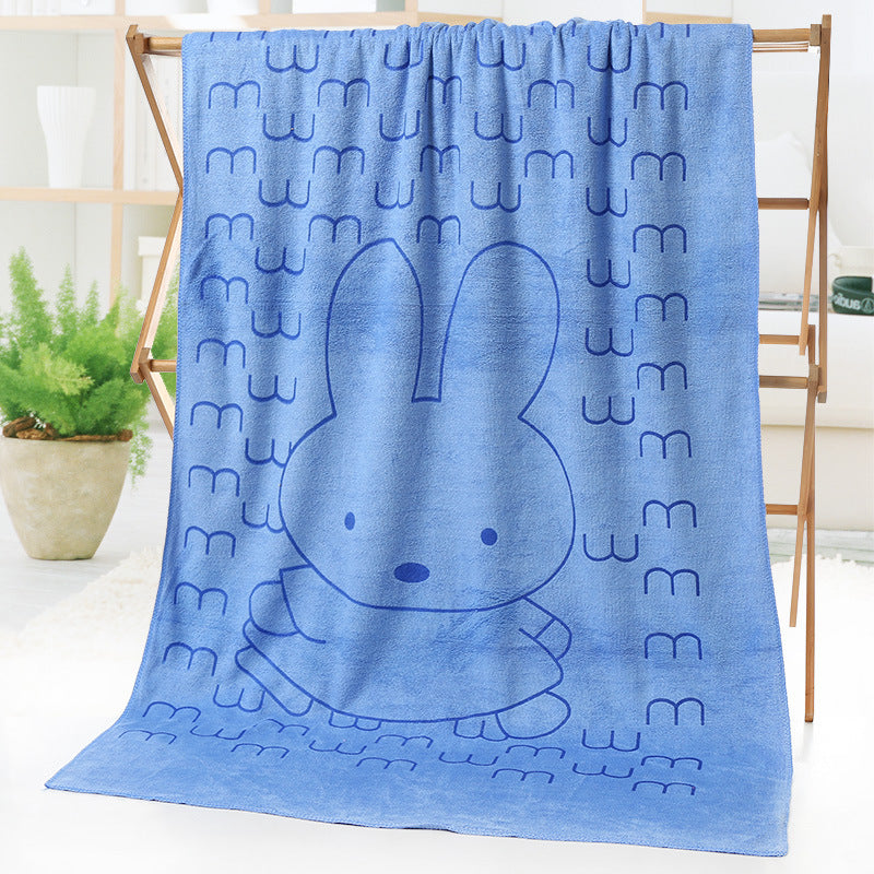 Beach towel cartoon print