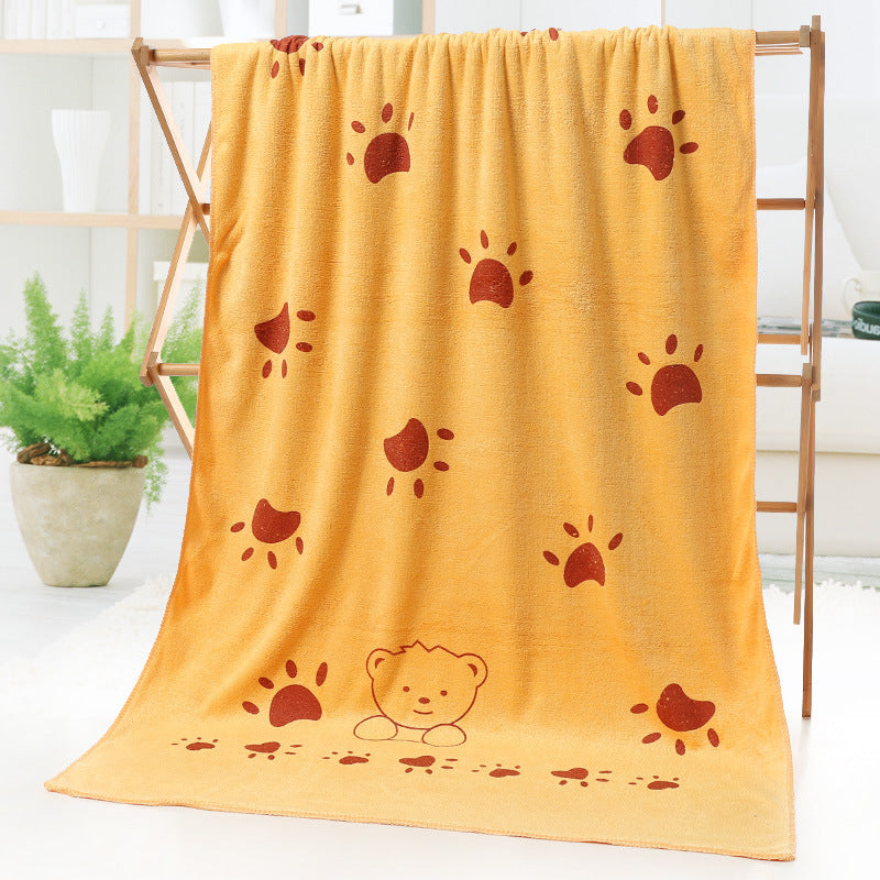 Beach towel cartoon print