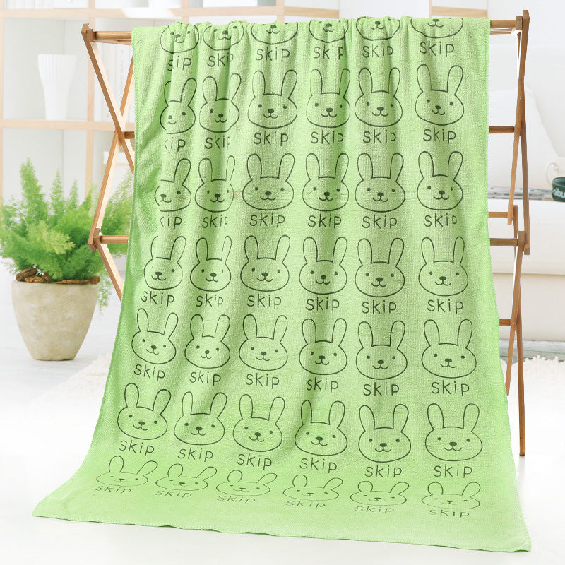 Beach towel cartoon print