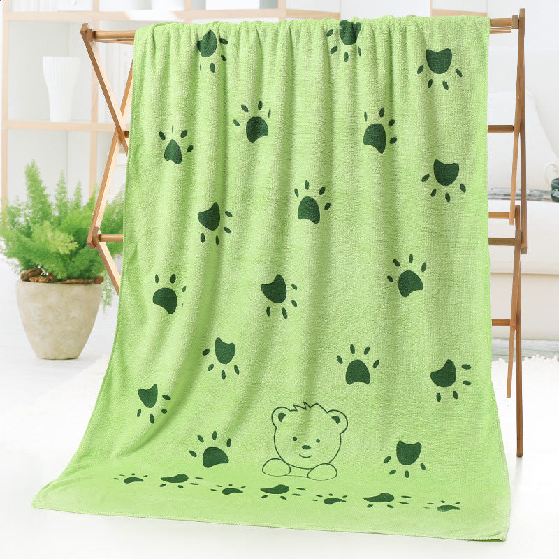 Beach towel cartoon print