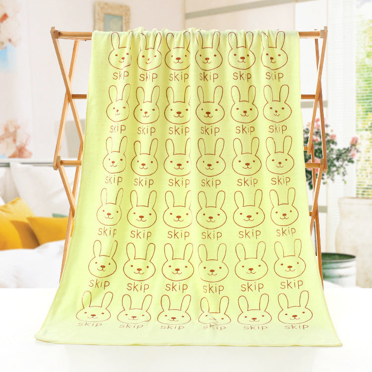 Beach towel cartoon print