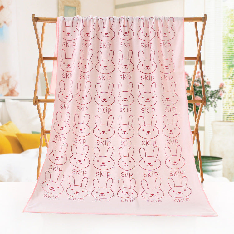 Beach towel cartoon print