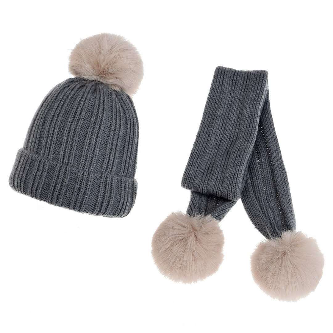 Thick Warm Knitted Beanie Scarves