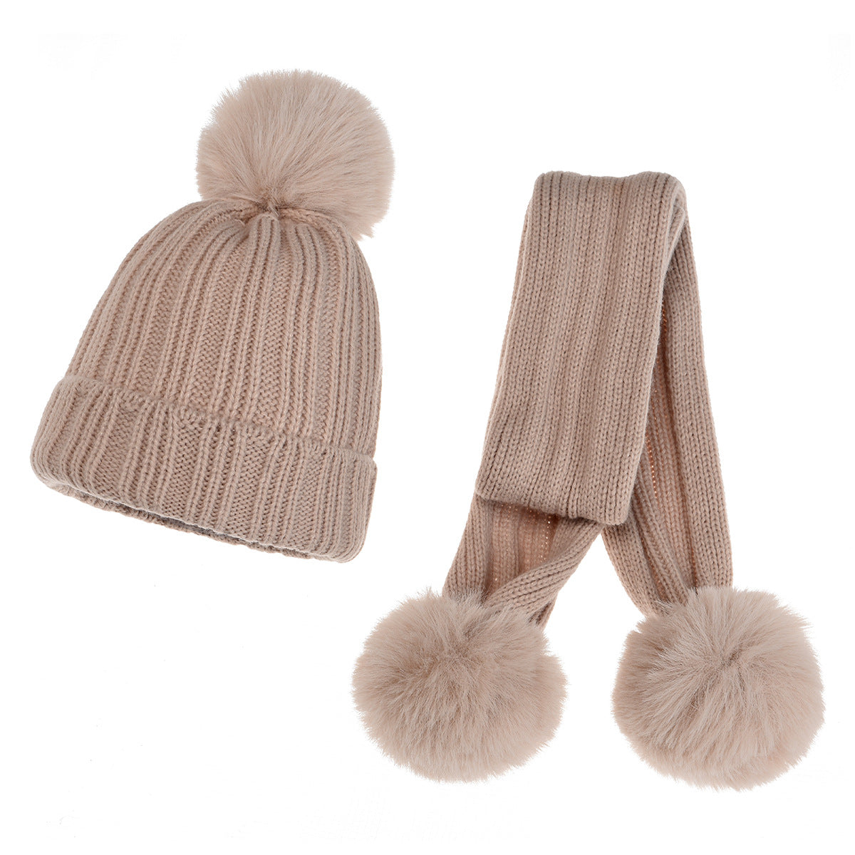 Thick Warm Knitted Beanie Scarves