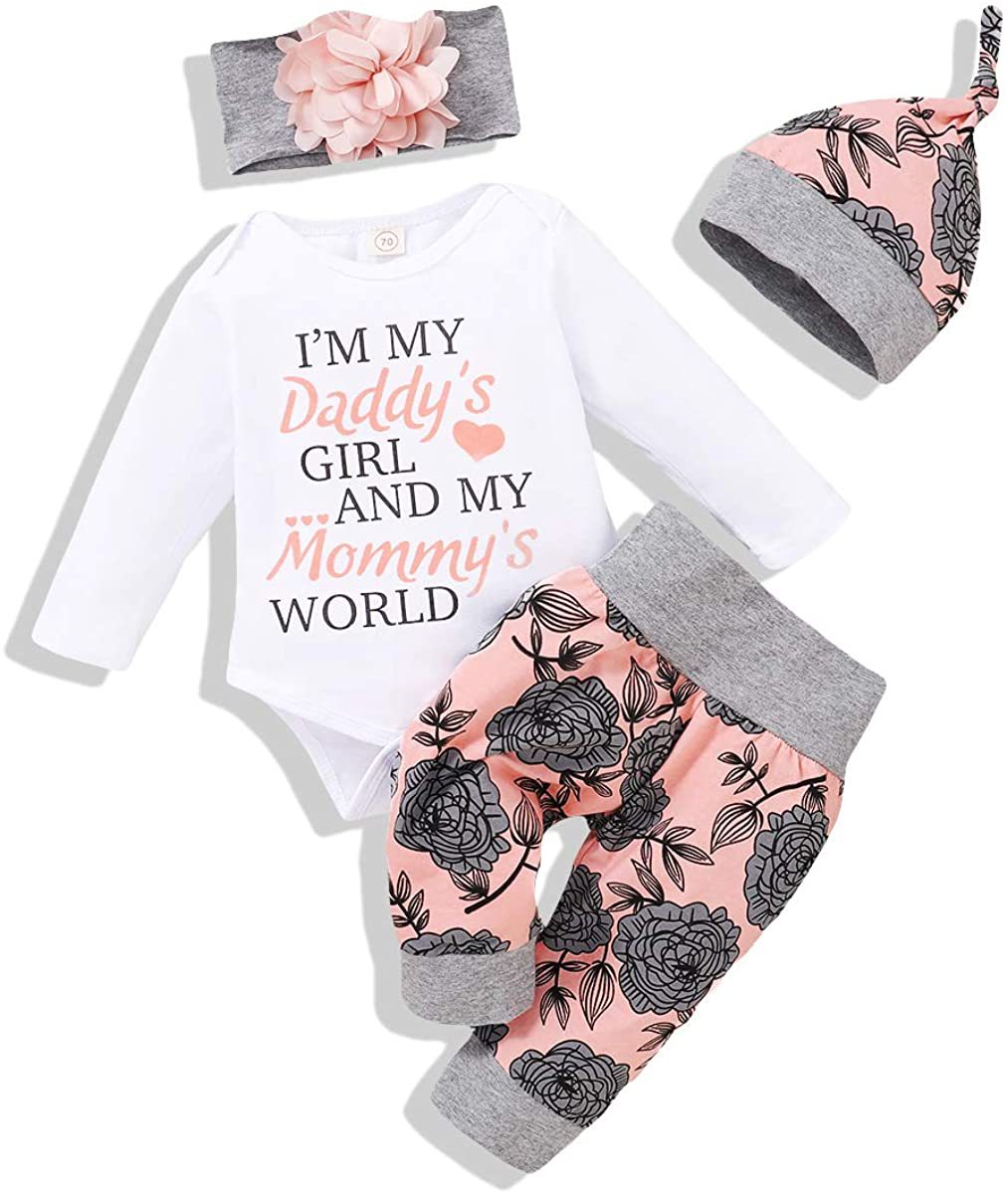 Newborn Floral Pants Cute Jumpsuit