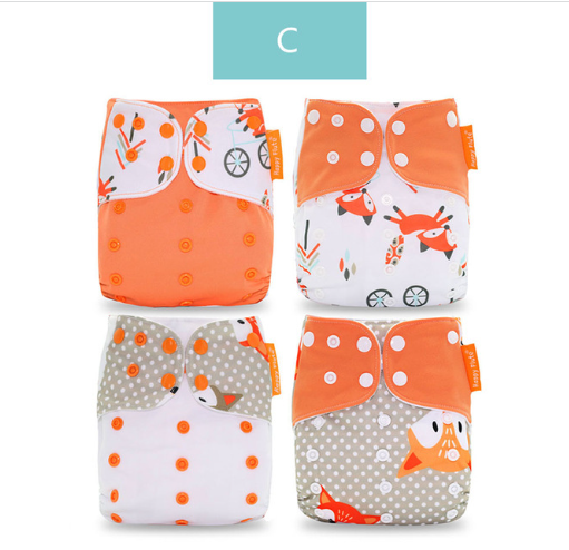 Adjustable Size Washable And Reusable Cloth Diaper