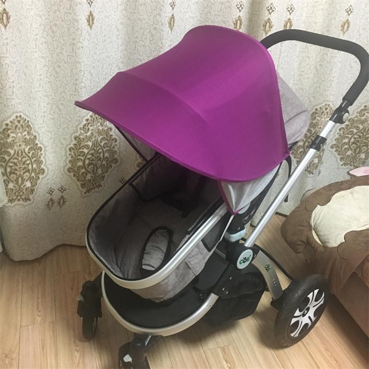 Car Sun Canopy Baby Stroller Pocket